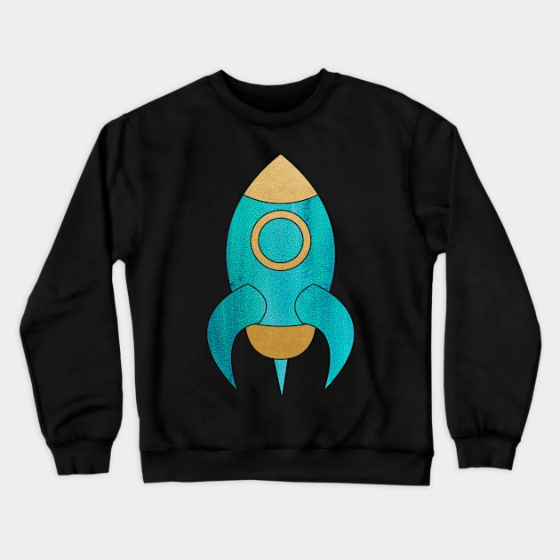 Rocket Crewneck Sweatshirt by Wanda City